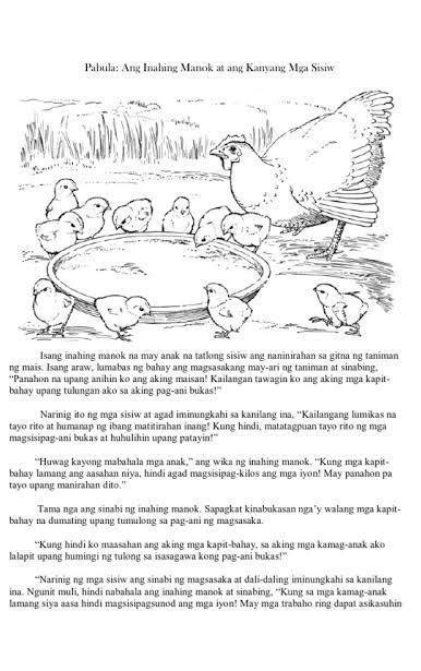 Pabula Tagalog Kwento Ng Mga Hayop Short Story .